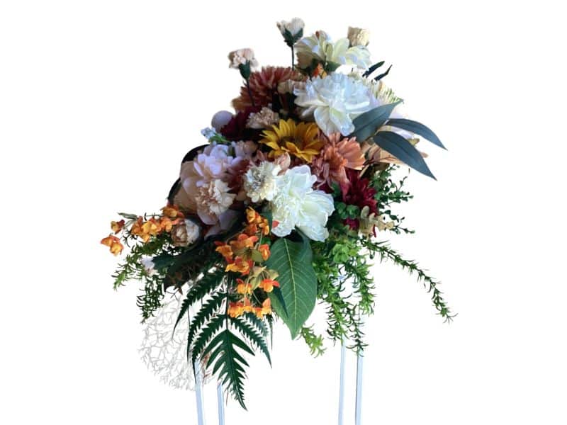 Funeral Flowers on Plinth