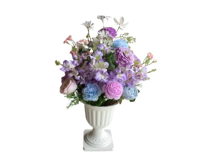 Artificial Flowers Table Decoration Pastels for hire Auckland