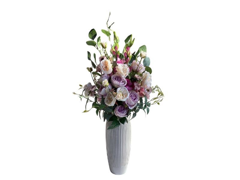 Artificial flowers table display for hire Auckland wide