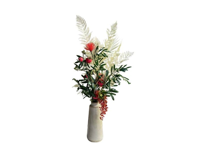 Artificial flowers table display for hire Auckland wide