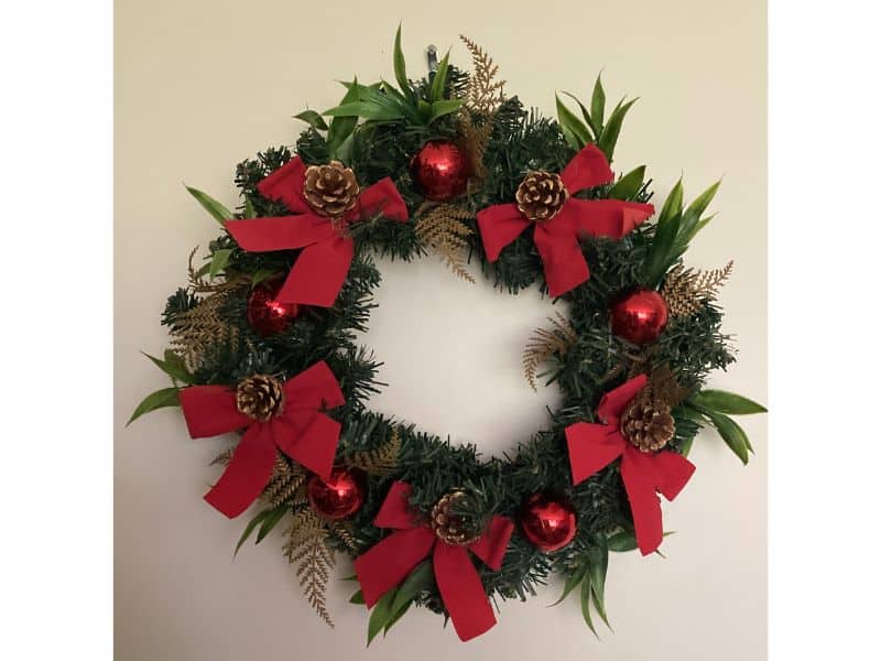 Christmas Wreath Artificial for hire/sale Auckland Wide