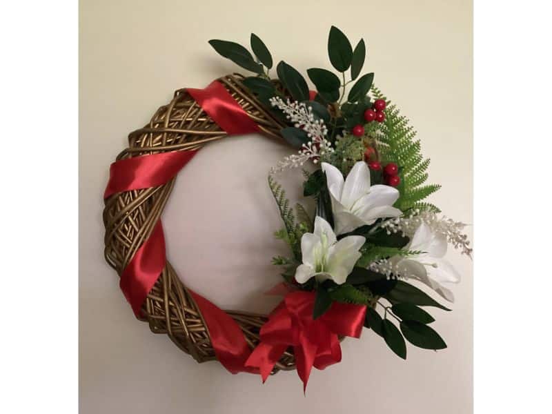 Christmas Wreath Artificial for hire/buy Auckland Wide