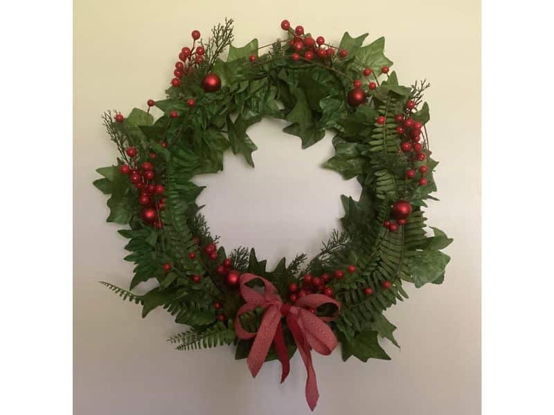 Christmas Wreath Artificial for hire/buy Auckland wide