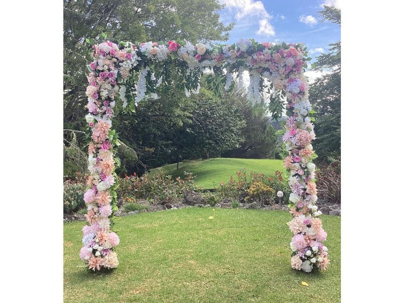 Decorated Wedding Arch for hire Auckland Wide