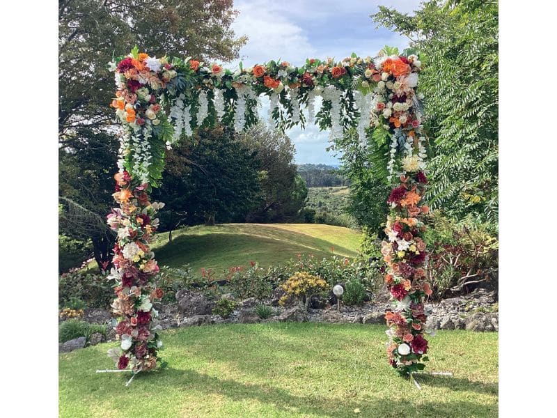 Decorated Wedding Arch for hire Auckland Wide