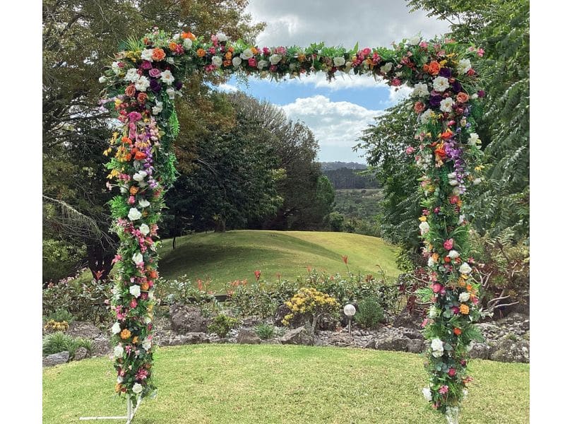 Decorated Wedding Arch for hire Auckland Wide