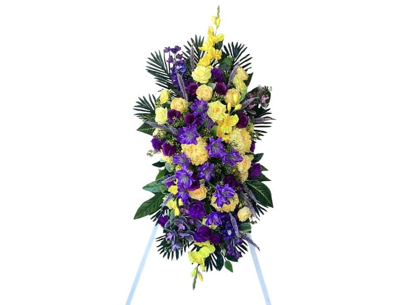 Artificial Flowers Funeral Spray available for hire Auckland Wide
