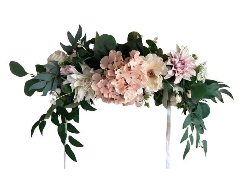 Welcome Sign Swag Peach and Pink available for hire Auckland wide