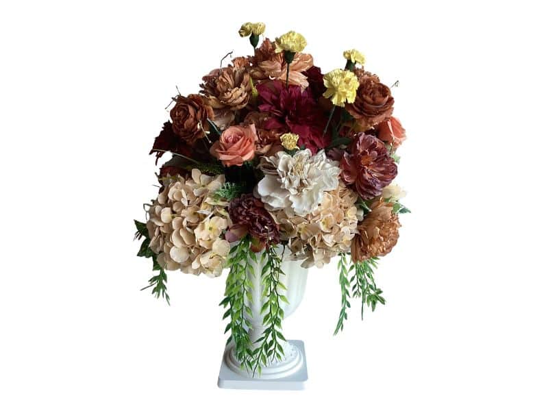 artificial flowers table decoration