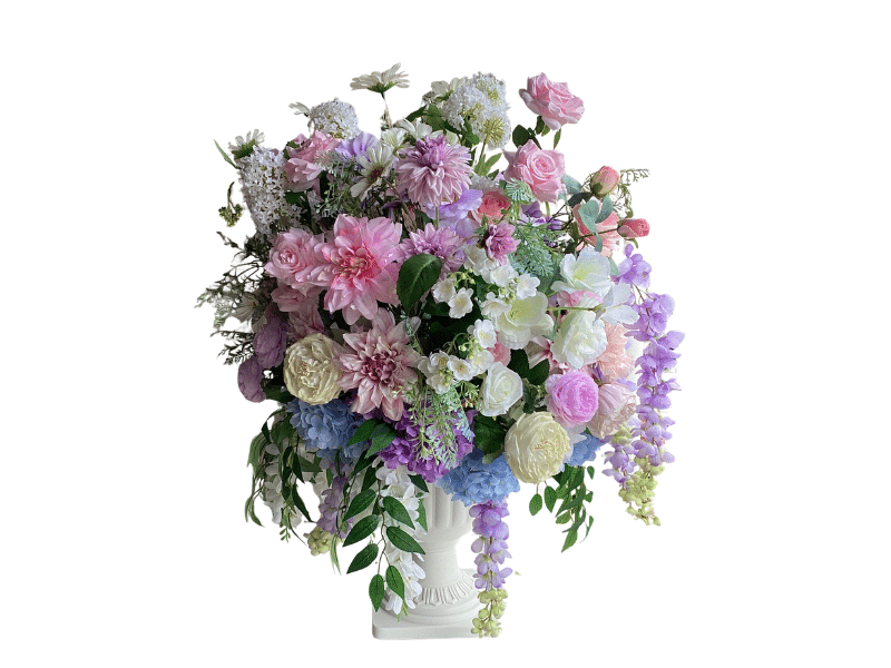 Artificial flowers for wedding for hire Auckland wide
