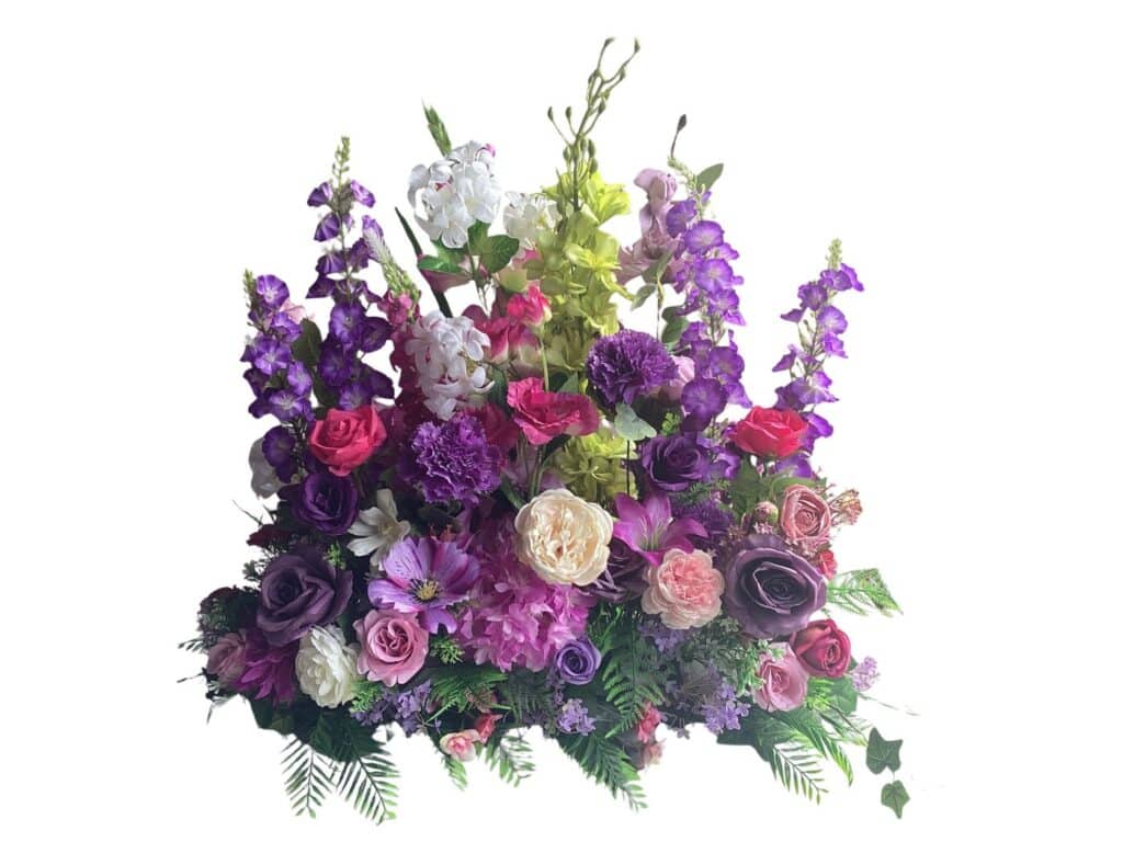 artificial flowers wedding aisle decorations for hire Auckland wide
