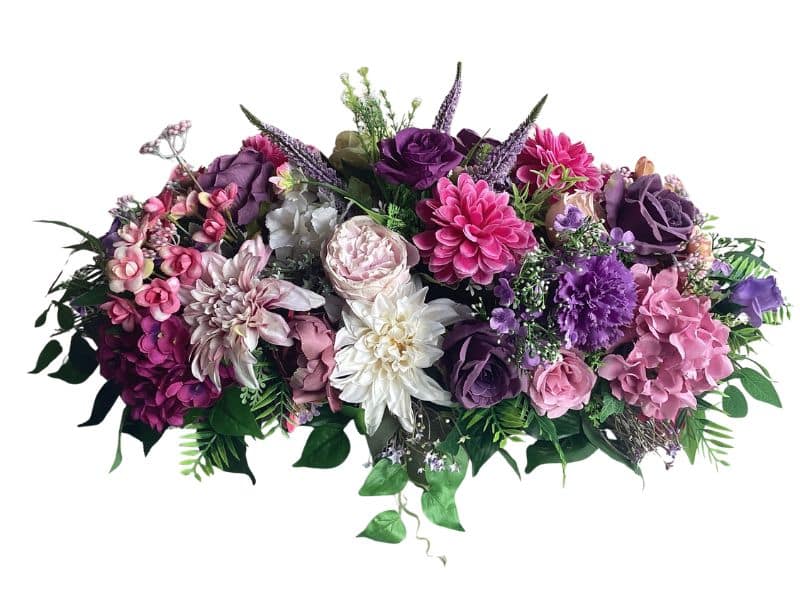 artificial flowers wedding table decorations for hire Auckland wide